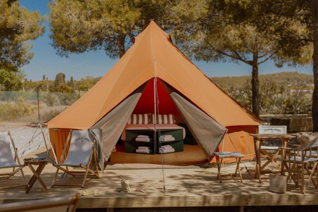 Camping 3 Estrellas Costa Brava Vall Llobrega Bagian luar foto